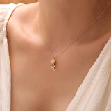 925 Ayar Gümüş Krizantem Çiçeği Kasım Ayı Doğum Taşı Kolyesi