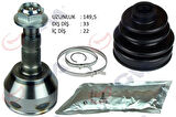 GVA 4490008K Aks Kafası Diş Ön Astra H-Zafira B 1.4L-1.I6 04-09 33X22X53 149.5mm 1603273