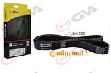 GVA 58160300 Triger Kayışı 160X300 Passat 2.0TDI 07 CBAA CBAB CBAC CBBB Cbdc 03L109119F