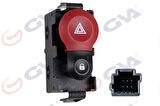 GVA 8016005 Dörtlü Flaşör Anahtarı Merkezi Kilit Kangoo II 252105246R