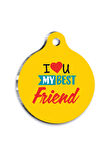 Best Friend Kedi Köpek Künyesi Medium 3 cm