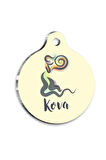 Kova Burcu Kedi köpek Künyesi Small 2 x 3,5 cm