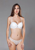 Eterelle 277 Ekru Sütyen Takımı Extra Pedli