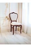 Versailes Klasik Ahşap İşlemeli Sandalye