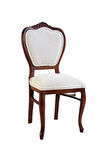 Versailes Klasik Ahşap İşlemeli Sandalye