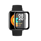 Xiaomi Mi Watch Lite Ekran Koruyucu 3D Kavisli Full Kaplama Pmma
