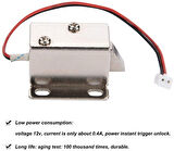 Elektronik Dolap Kapısı Kilidi İçin 12V Dc Solenoit Elektromıknat