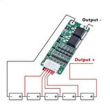 5S 15A Bms Batarya Koruma Kartı
