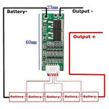 5S 15A Bms Batarya Koruma Kartı