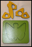 Ahşap Montessori Üçlü Puzzle