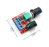5A 35V Mini Dc Motor Pwm Potlu Hız Kontrol Devresi 90 Watt