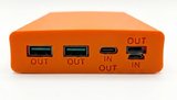 Gözeler Çift USB 5V 22.5W Led'li Micro Type-C Powerbank Hızlı Şarj Modülü Ve  Powerbank Kutusu (PİLLER DAHİL DEĞİLDİR)