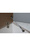 Vetra Chester Model Krem Sandıklı Puf - Kapitoneli Model 140cm Sandıklı Bench