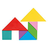 03 569 Ahşap Manyetik Tangram -Pilsan Oyuncak.Glpzr