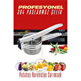 Patates Ezici 304 Paslanmaz Çelik Narenciye Sıkacağı Sebze Presi.Glpzr