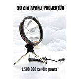 3 Ayaklı El Projektörü 360 Derece Avcı Projektörü Tekne Projektör.Gzpde