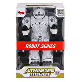 DF-6026 Işıklı ve Müzikli Hareketli Atletik Sporcu Robot -Vardem Oyuncak.Glpzr