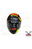 LS 2 RAPID2 EXTRA TAM KAPALI KASK MAT SİYAH-NEON SARI-KIRMIZI-NAVY MAVİ