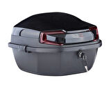 MOTOSİKLET ÇANTASI 33 LT METALİK PARLAK SİYAH