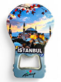Şişe Açacağı Açacak Magnet Balon Şeklinde Dekoratif Soda Gazoz Açacağı İstanbul Temalı