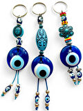 Nazar Boncuklu Anahtarlık 3 Adet Çanta Süsü, Araba, Ofis, Ev Anahtarı Hediyelik Arkadaş Anahtarlık
