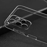 Samsung Galaxy A23 Kılıf Şeffaf İnce Esnek Silikon Kılıf Zipax-Süper