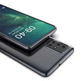 Samsung Galaxy A71 Kılıf Şeffaf İnce Esnek Silikon Kılıf Zipax-Süper