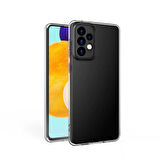 Samsung Galaxy A73 Kılıf Şeffaf İnce Esnek Silikon Kılıf Zipax-Süper