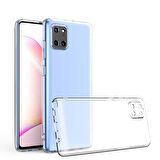 Galaxy A81 (Note 10 Lite) Kılıf Şeffaf İnce Esnek Silikon Kılıf Zipax-Süper