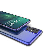 Samsung Galaxy A91 (S10 Lite) Kılıf Şeffaf İnce Esnek Silikon Kılıf Zipax-Süper