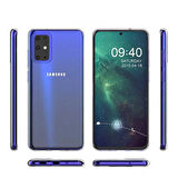 Samsung Galaxy A91 (S10 Lite) Kılıf Şeffaf İnce Esnek Silikon Kılıf Zipax-Süper