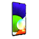 Samsung Galaxy M32 Kılıf Şeffaf İnce Esnek Silikon Kılıf Zipax-Süper