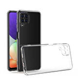 Samsung Galaxy M33 Kılıf Şeffaf İnce Esnek Silikon Kılıf Zipax-Süper