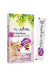 Garden Mix Kedi Kreması Somon+Biotin 15 gr x 5 Adet Kedi Ödül Maması