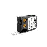 DYMO 1868752 XTL 19mm x 7metre Beyaz/Siyah Vinil Etiket