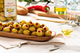 Biber Dolgulu Yeşil Zeytin 141-160 Cam Kavanoz 900 Gr