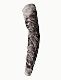 Dövme Desenli Kol Çorabı | Unisex Tattoo Kolluk | Geçici Dövme Etkili Kolluk - Kaymaz