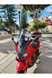Gilera Nexus 500 Siperlik Ön Cam 2004 2008 Model 58cm Açıkfüme Renkli 4mm UZUN CAM