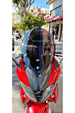 Gilera Nexus 500 Siperlik Ön Cam 2004 2008 Model 58cm Siyah Renkli 4mm