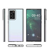 Samsung Galaxy Note 20 Ultra Kılıf Şeffaf İnce Esnek Silikon Kılıf Zipax-Süper