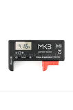 Lüx Mk3  1.2V-4.8V ve 9V Ekranlı Pil Voltaj Kapasite Test Cihazı 1.ci Kalite