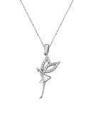 Gümüş Melek Kadın Kolye