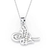 Gümüş Tuğralı Kadın Kolye