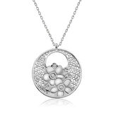Gümüş Yaşam Çiçeği Kolye
