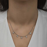 ​Gümüş Annem Yazılı Kadın Kolye