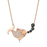 Gümüş Balık Kadın Kolye