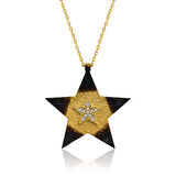 Gümüş Yıldız Kadın Kolye