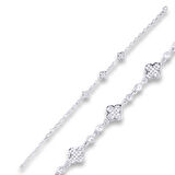 Gümüş Yonca Kadın Bileklik