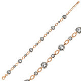 Gümüş Kalpler Kadın Bileklik