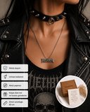 Megadeth Logo Kolye Unisex Metal Müzik Zincirli Aksesuar
